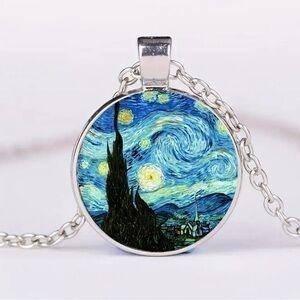 Starry Night Van Gogh Necklace